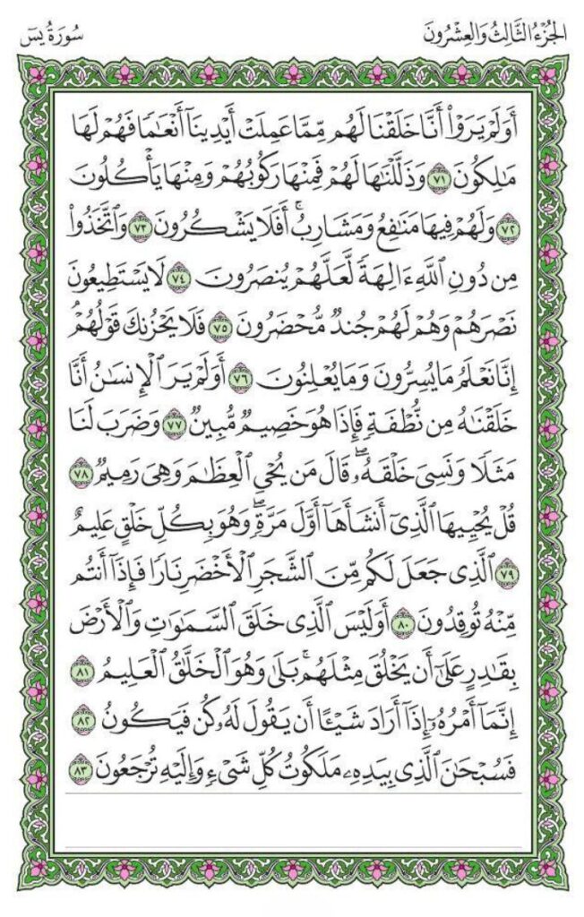 surah yaseen online reading