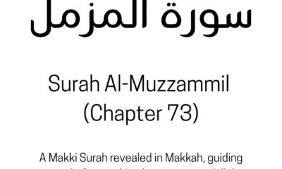 Surah Al Muzammil