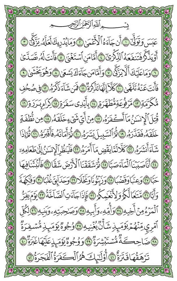 Surah Abasa